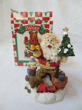 Holiday Collection World Bazaars Elf as Santa with Christmas tree Figurine MIB - £7.86 GBP