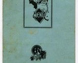 Archie&#39;s Restaurant  Menu Harvard Ave in  Allston Massachusetts 1940&#39;s - $24.73