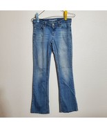 Aeropostale Womens Chelsea Bootcut Jeans Size 0 Regular Blue Denim - £14.98 GBP