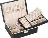 Jewelry Box For Women Girls, 2 Layers Jewelry Organizer Container With, ... - $33.92