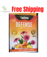 Lavina Defence Trible Herbal Mix Infusion 20 Bag ginger tumeric &amp; echinacea - $404.08 MXN