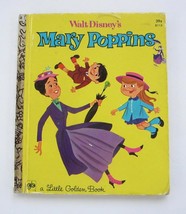 Walt Disney&#39;s Mary Poppins ~ Vintage Little Golden Books 2nd Print 1973 - £4.62 GBP