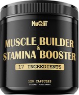 Nuquiit Muscle Builder &amp; Stamina Booster Dietary Supplement 120 Count - £10.21 GBP
