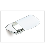 Alada Polished chrome toilet paper holder with lid. Bath tissue holder - $95.72 CAD