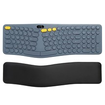 2.4G Wireless Ergonomic Bluetooth Computer Keyboard With Pillowed Wrist ... - £77.27 GBP