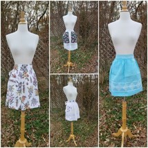 Vintage 1950s Lot X 4 Aprons:Gingham, Floral, Organza some new - £27.76 GBP