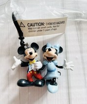 Disneyland Straw &amp; Clipper Mickey &amp; Minnie Mouse 65th Anniversary - $16.07