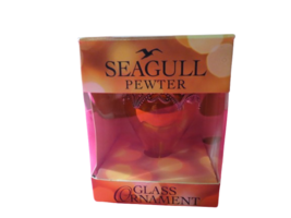 Seagull Pewter Glass Ornament New In Original Open Box Holiday Christmas - £12.50 GBP