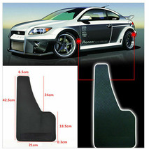 2PCS Universal 3D Carbon Fiber Car Mudflaps Mud Guard Mudguards Fender - £17.76 GBP