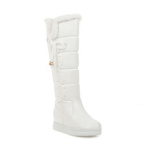 new arrive fashion round toe platform women boots winter keep warm solid knee hi - £63.79 GBP
