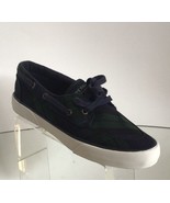 NEW SPERRY TOP-SIDER Plaid Two-Eyelet Sneakers, Navy/Green (Size 5.5 M) - £31.81 GBP