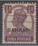 ZAYIX - Bahrain 39 used - 1/2a George VI overprint on stamp of India 041... - £2.14 GBP