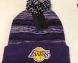 Ultra Game NBA Los Angeles Lakers Cuffed Beanie Winter Hat Cap One Size NWT - £17.07 GBP