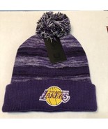 Ultra Game NBA Los Angeles Lakers Cuffed Beanie Winter Hat Cap One Size NWT - €18,24 EUR