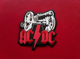 AC/DC HEAVY ROCK METAL POP MUSIC BAND EMBROIDERED PATCH  - £3.98 GBP