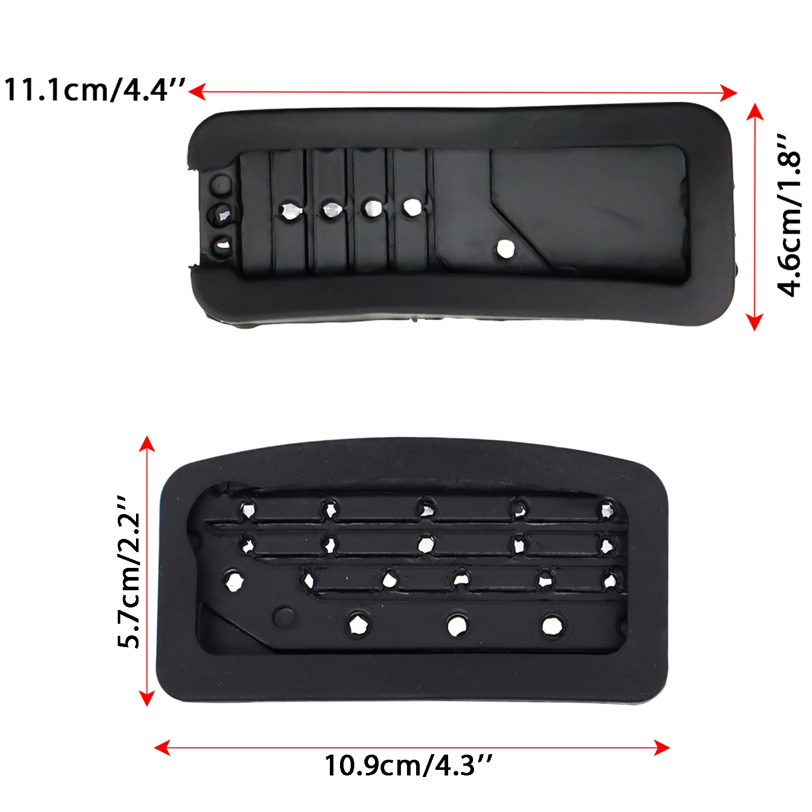 Car Pedal Pad Cover for Mitsubishi Outlander 2019 Pajero 3 4 Lancer X Eclipse - £11.54 GBP