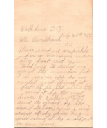 1897 Handwritten Letter Rathbone Oklahoma Ter Bonebreak Hardware McCormi... - £29.03 GBP