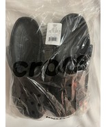 Crocs Classic Clog Unisex Black Slip On Clogs Sandals Shoes Size 12 - $47.47 CAD