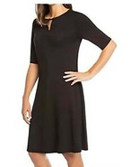 Mario Serrani Ladies&#39; Keyhole Shift Dress BLACK XS - $9.78 CAD