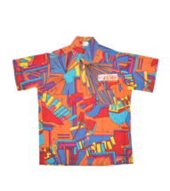 Vintage Jams World Shirt Mens S Abstract Art All Over Print Surf Skate Beach - £107.36 GBP