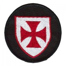 Mason Masonic Embroidered Knights Templar Shield Patch - £23.58 GBP