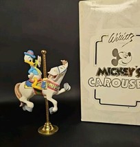 Willits Designs Disney Mickey&#39;s Carousel Figurine Donald Duck Butterfly 63032 - $36.84