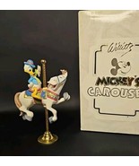 Willits Designs Disney Mickey&#39;s Carousel Figurine Donald Duck Butterfly ... - $36.84