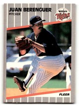 1989 Fleer #104 Juan Berenguer    Minnesota Twins Baseball Cards NM Nea ... - £1.32 GBP