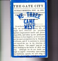We Three Came West by Flora R. Collier / Los Angeles / Anaheim History Paperback - £22.62 GBP