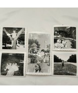 (5) 1959 50s Chicago Summer - Children &amp; Mother Family At Park Outdoor P... - $397.66 MXN