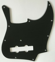 Guitar Parts Guitar Pickguard For Fender Geddy Lee Jazz Bass,3 Ply Black - $13.83