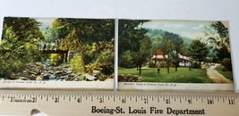 LOT OF TWO 1900s RPPC Colored Postcards OLIVEREA NY Mountain Home &amp; Brid... - £6.68 GBP