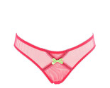 L&#39;AGENT BY AGENT PROVOCATEUR Womens Panties Sheer Elegant Pink Size S - £37.83 GBP