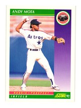 1992 Score #872 Andy Mota - $3.00