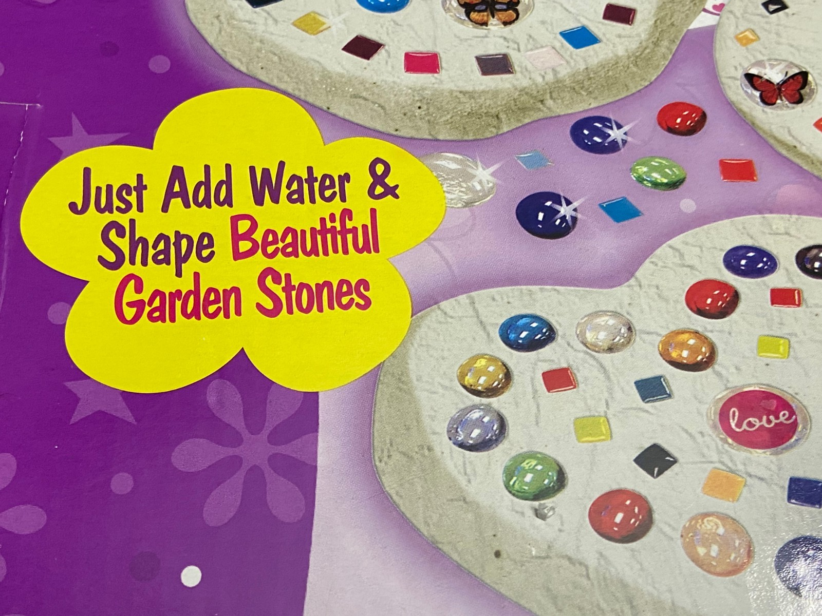 2007 Just My Style Sweetheart Garden Stones Kit Makes 4 (6") Stones *NEW* rr1 Item image 4