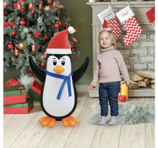 New Holiday Time Blow Up Penguin 3.5ft Airblown Inflatable - £27.87 GBP