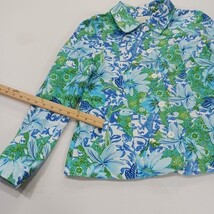 Apple Seed's RN#76915 Women's 10P Multicolor Floral Button Front Denim Jacket image 6