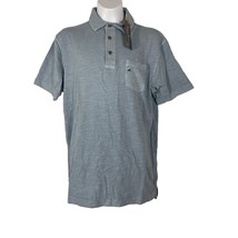 Tailor Vintage Polo Shirt Mens Small Ashley Blue Short Sleeves - £21.14 GBP