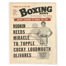 Boxing News Magazine December 12 1969 mbox3420/f  Vol.25 No.50 Rudkin Needs Mira - £3.12 GBP