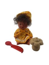 1984 Orange Blossom Doll Strawberry Shortcake Berry Baby w Bottle and Red Comb  - £23.23 GBP