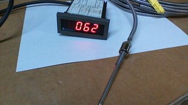 NEWPORT 205-JF1 DIGITAL TEMPERATURE INDICATOR WITH &quot;J&quot; THERMOCOUPLE INCL... - $39.59