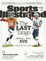 Sports Illustrated Manning Vs. Brady, January 25, 2016- Has Address Tag - £9.58 GBP
