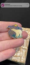 San Diego Zoo 80 Years Polar Bear Pin Vintage Old Metal Button Pinback 1... - $11.30