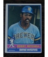 Bobby Mitchell, Brewers,  1976  #479  Topps Baseball Card, GOOD CONDITION - £0.78 GBP