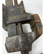 Vintage Columbian Bench Vise 3” Jaw No .143 Col. Hdw Cleveland U.S.A. - $923.44 MXN