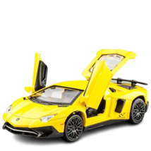 Yellow-nobox 1:32 Lamborghinis SV LP750-4 Alloy Sports Car Model Diecast... - £16.96 GBP