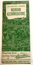 1954 Denver Mountain Accommodations Directory Advertising Brochure - $7.97