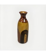 Vintage Stoneware Pottery Gloss Glazed Vase - 7.25”H - $14.84