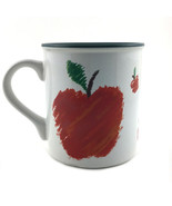 VTG Ceramic Coffee Mug Apple Teacher&#39;s Cup Design By Joanne Fink Janet H... - £25.07 GBP