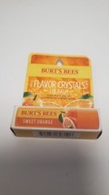 Burt&#39;s Bees Moisturizing Lip BALM With Flavor Crystals Of Natural Sweet Orange   - £7.46 GBP